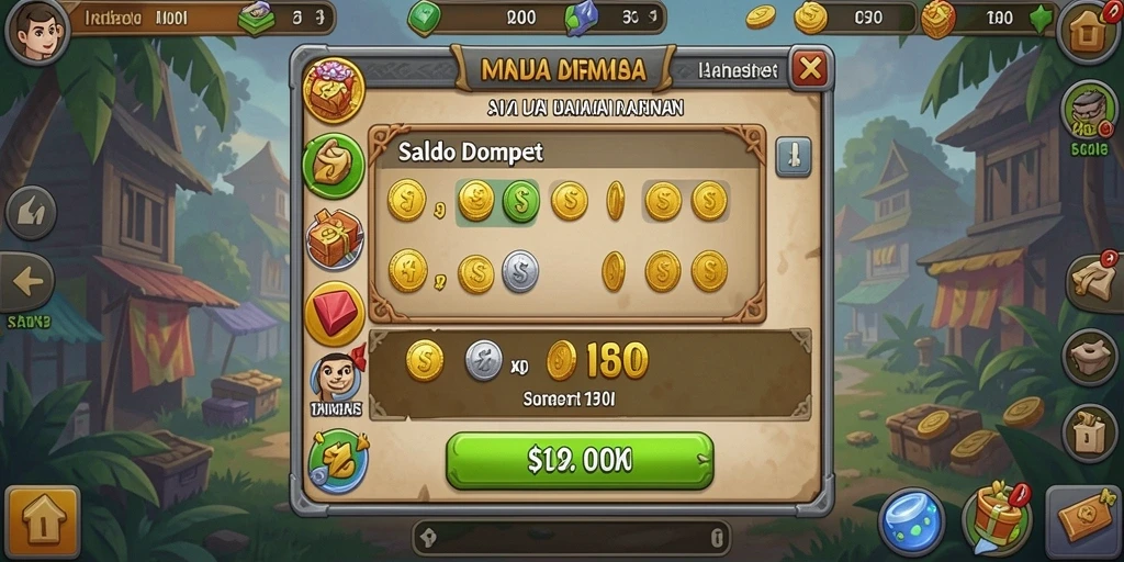 Pemandangan fantastis dari dunia DRAGON222.