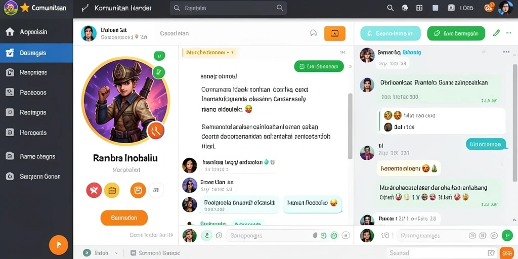 Screenshot mengilustrasikan suasana petualangan yang mendalam.