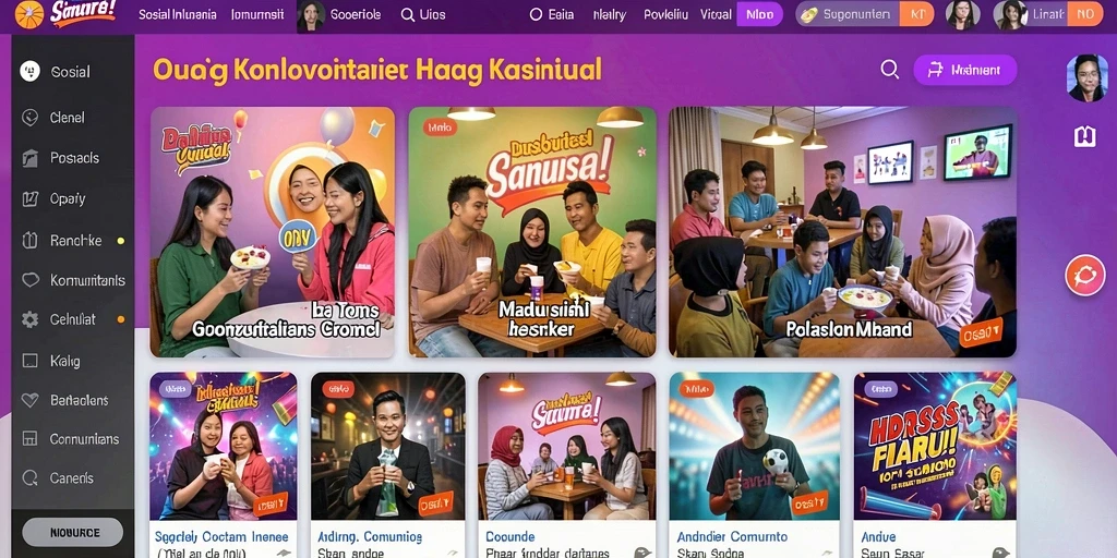 Screenshot level menantang yang penuh aksi.
